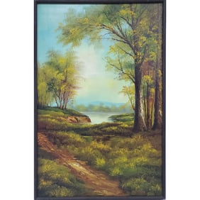 Painting, Oil on Canvas "Landscape"
