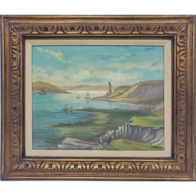 Signed Painting, Oil on Canvas "Landscape"