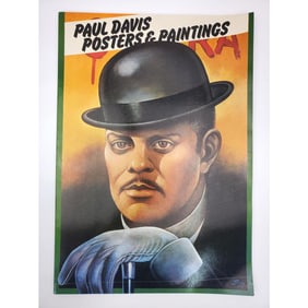 Paul Davis First Edition Poster & Painting Book