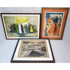 Lot of 3 Signed & Numbered Lithographs
