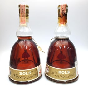 2 Vintage Bols Ballerina Apricot Unopened Bottles