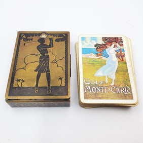 Deck of "Golf Monte-Carlo" Playing Cards in Case
