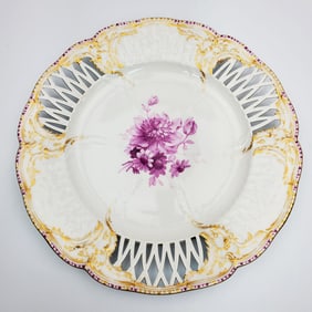 Antique KPM German Art Nouveau Plate