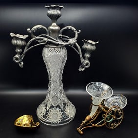 3 Antique Glass Items