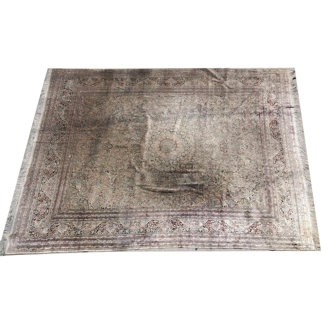 Vintage Chinese Silk Rug (1 of 5)