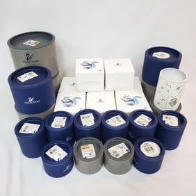 Lot of 26 Vintage Swarovski Crystal Figures