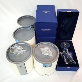 Lot of 8 Vintage Swarovski Crystal Various Figures