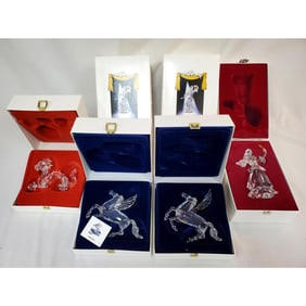 Lot of 6 Vintage Swarovski Crystal Figures
