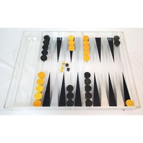 Acrylic Backgammon Set