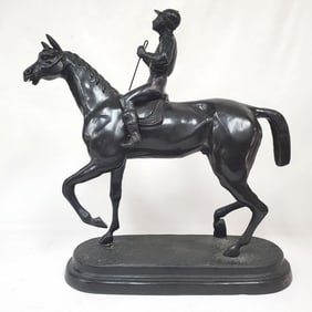 After Charles Valton, French (1851-1918) Bronze