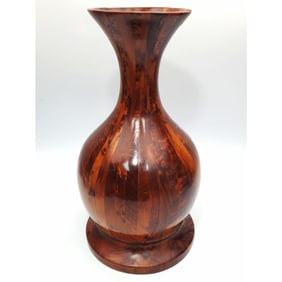 MCM Hardwood Vase