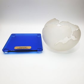 Robert Deeble, American (20thc.) Glass Sculpture