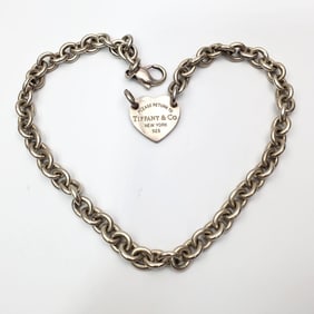 Vintage Tiffany & Co Sterling Silver 15" Necklace