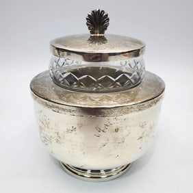 Rare Asprey & Co. London Sterling Caviar Dish