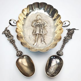 3 Unusual Continental Silver Items