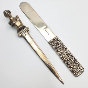 Sterling Silver Letter Opener & Another