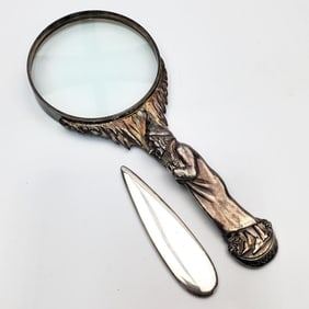 Rare Sterling Silver "Asprey" Magnifying Glass