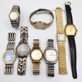 Lot of 8 Vintage Watches Including a Longines