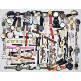 Bag Lot of Fashion Watches & Watch Parts