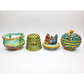 Lot of 4 Asian Ceramic Items