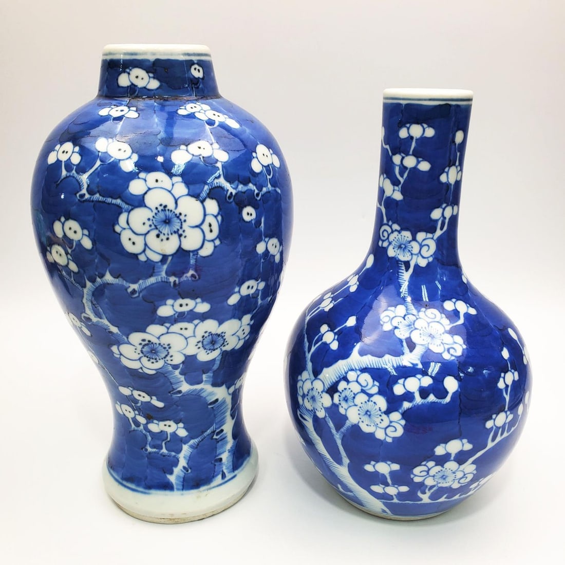 Pair of Chinese Blue & White Porcelain Vases (1 of 5)