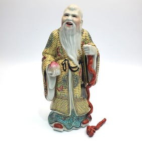 Chinese Porcelain Buddha Statue
