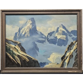 Leland Curtis, American (1897-1989) Oil Painting