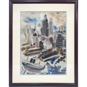 George Grosz, American (1891-1959) Painting