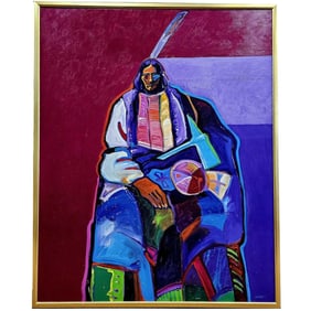 John Nieto, American (1936-2018) Painting Oil