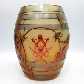Exceptional Antique Daum Nancy Large Vase c.1895
