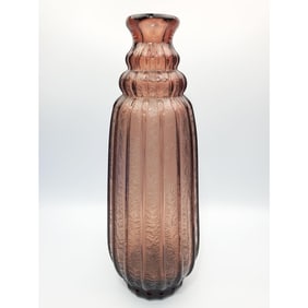 Daum Nancy Art Deco Acid Cut Glass Vase c.1930's