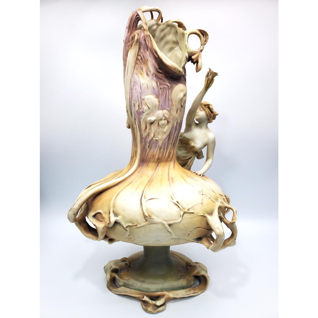 Antique RS+K  Art Nouveau Ceramic Vase (1 of 10)