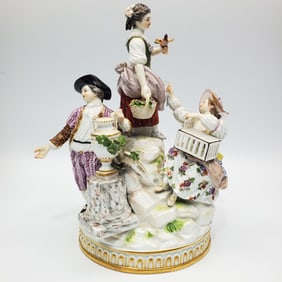 Antique 19th Century Meissen Porcelain Figure