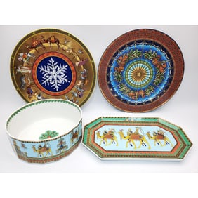 Lot of 4 Vintage Versace Rosenthal Porcelain Items