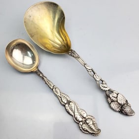 2 Tiffany & Co. Sterling Silver Serving Spoons