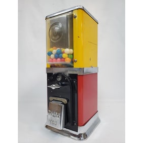 Vintage Victor Topper Deluxe Gum Ball Machine