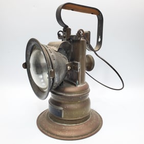 Antique Brass National Carbide Railroad Lantern