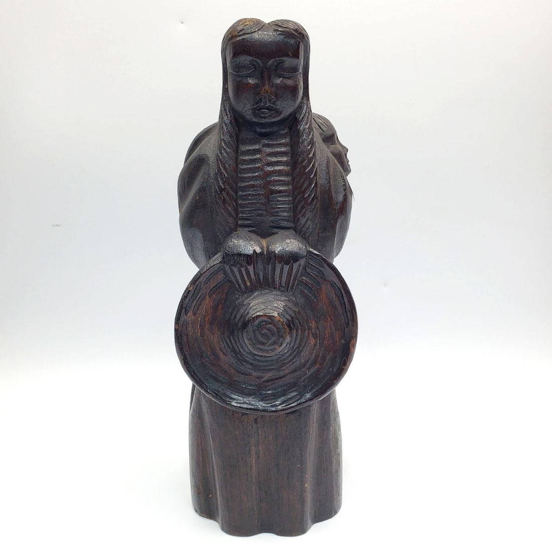Vintage Mexican Carved Wood Figure (1 of 4)