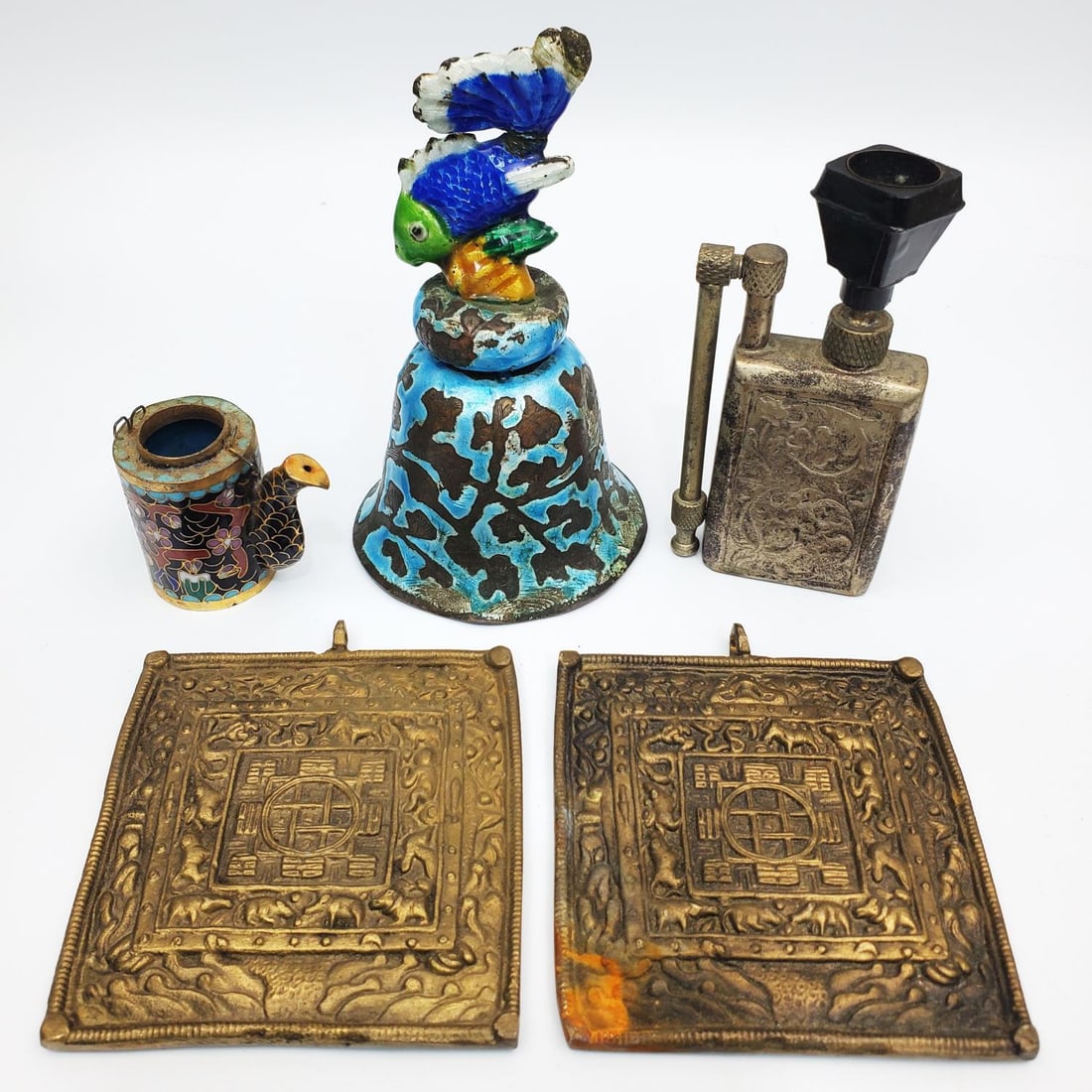 Lot of 5 Chinese Metal Items (1 of 5)