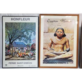 Lot of 2 Vintage Advertising Posters