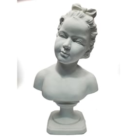 Old French Parian Bust of a Girl