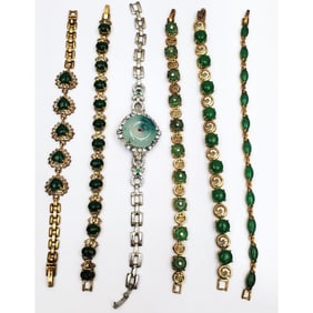 Lot of Chinese Jade Bracelets
