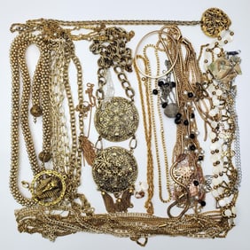 Bag Lot of Costume Jewelry