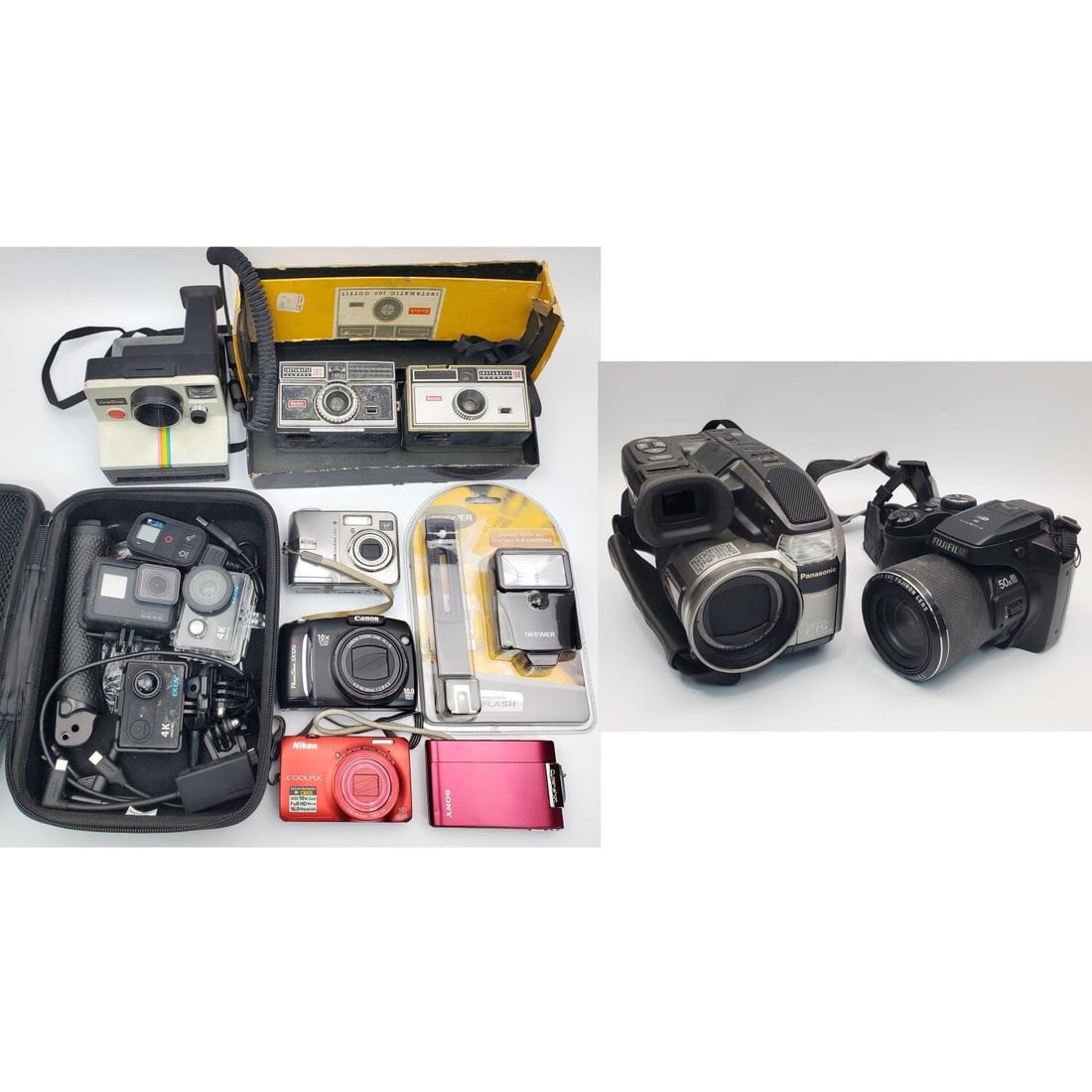 Group Lot of Cameras & Accessories (1 of 9)