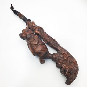 Antique Black Forest Large Pipe