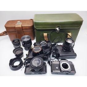 Large Lot of Cameras, Lenses & Others