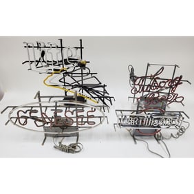 Lot of 4 Vintage Neon Beer Signs