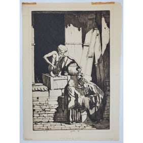 Ernest Lumsden, British (1883-1948) Etching