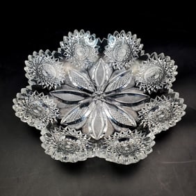 Fine Antique American Cut Glass Bowl