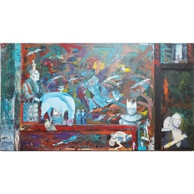 Michele Yellin American (Born 1951) Mixed Media